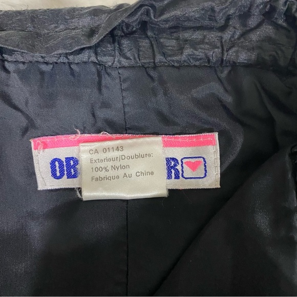 Obermeyer Size 12 Women’s Black Nylon Track Ski Snow Pants Unlined High Rise - Picture 10 of 11